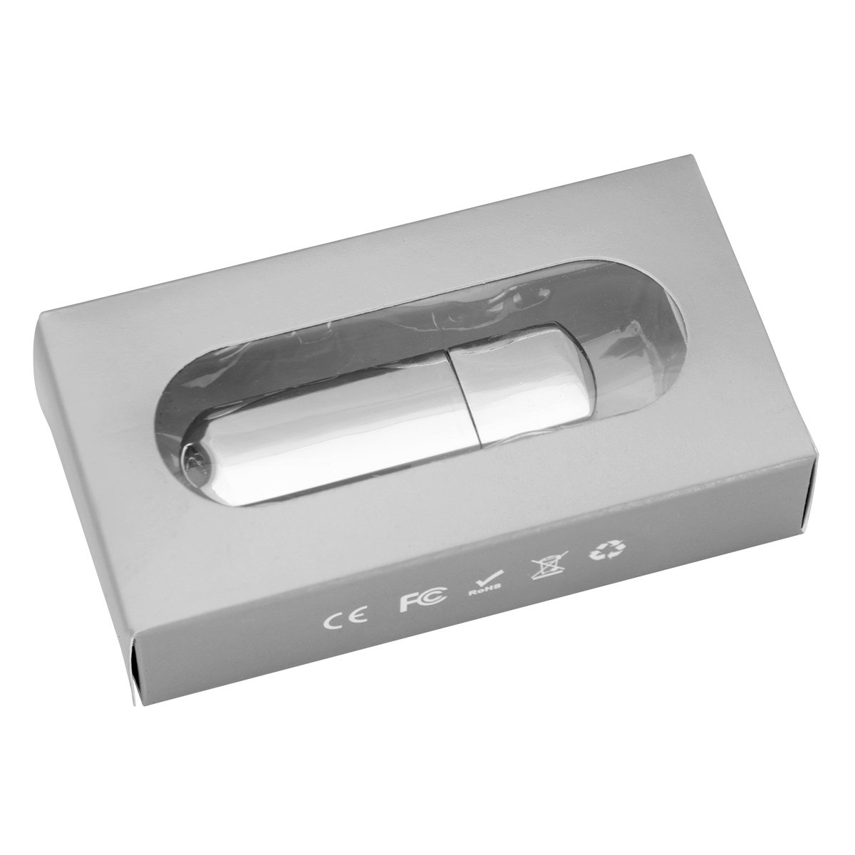 Pendrive chrom 128 GB Pamięć USB prezent z GRAWEREM - obrazek 3